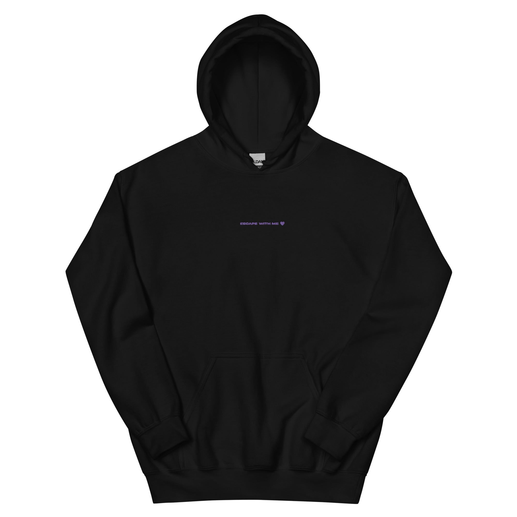 The Escape embroidery hoodie (Black)